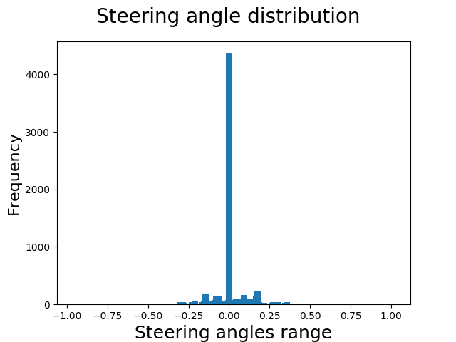 Steering Angle Distribution