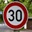 30 speed limit image